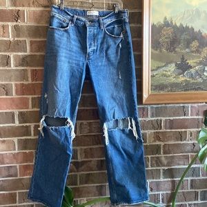 Abercrombie and fitch the 90s baggy low rise jean